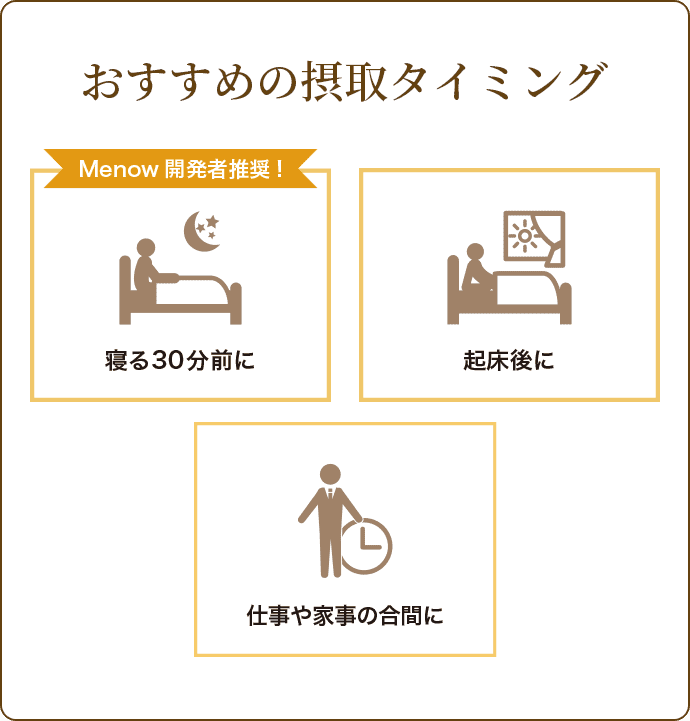 05 おすすめの摂取タイミング